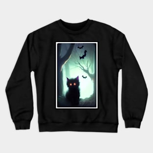 Haloween - Kitty Crewneck Sweatshirt